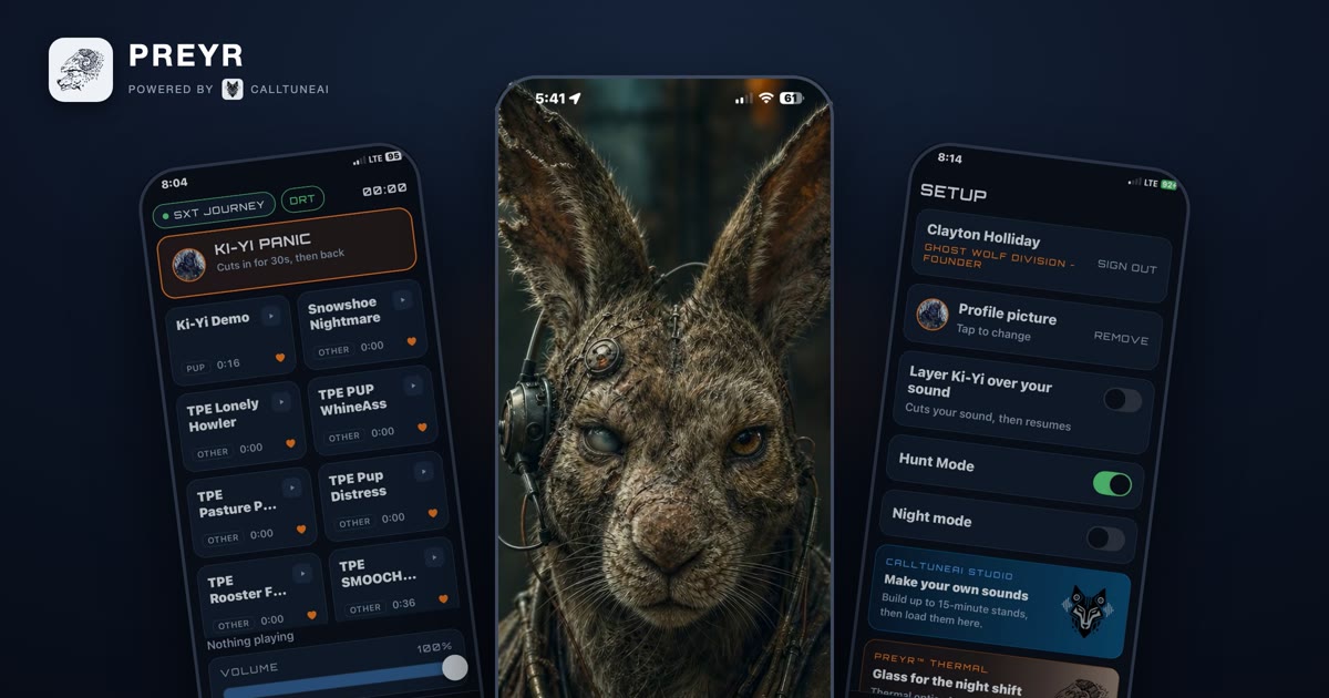 The Hunt Runs From Your Phone Now: Meet PREYR
